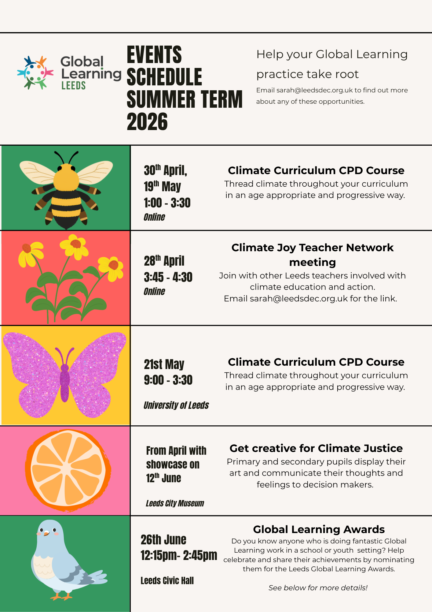 Events summer 2026(2)